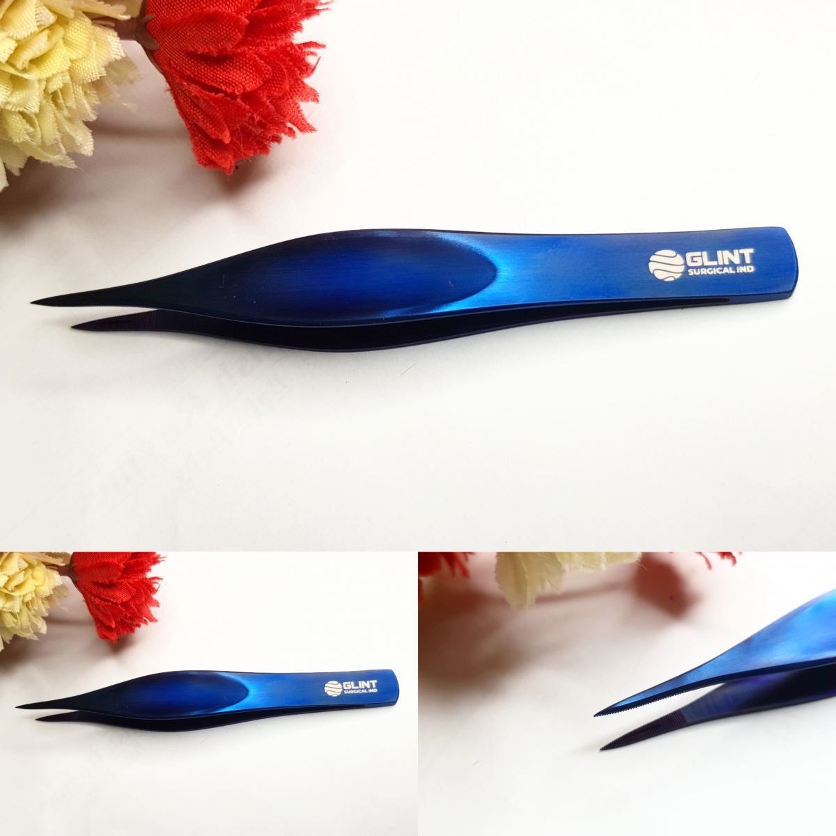 Pedicure tweezer blue